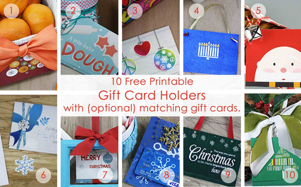 Over 50 Printable Gift Card Holders For The Holidays | Gcg | Free Printable Gift Card Envelope Template