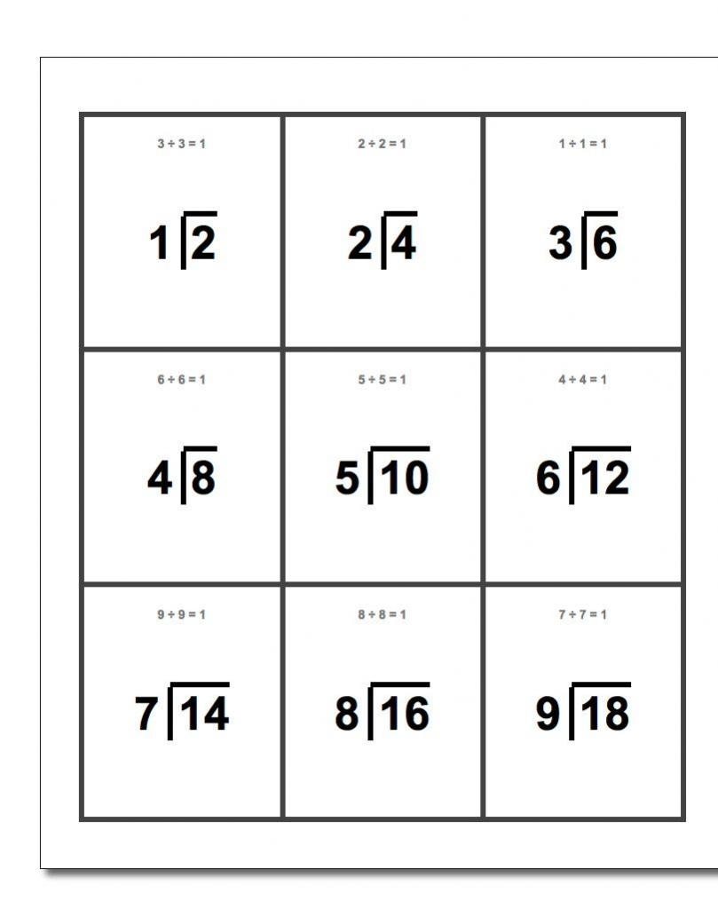 Pindadsworksheets On Division Worksheets | Division Flash | Free Printable Division Flash Cards