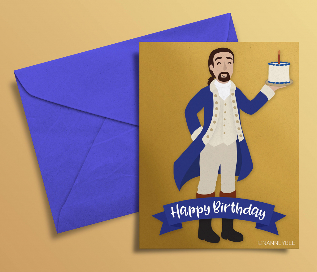 Pinerin Difrancesco On Hamilton In 2019 | Hamilton Musical | Hamilton Birthday Card Printable