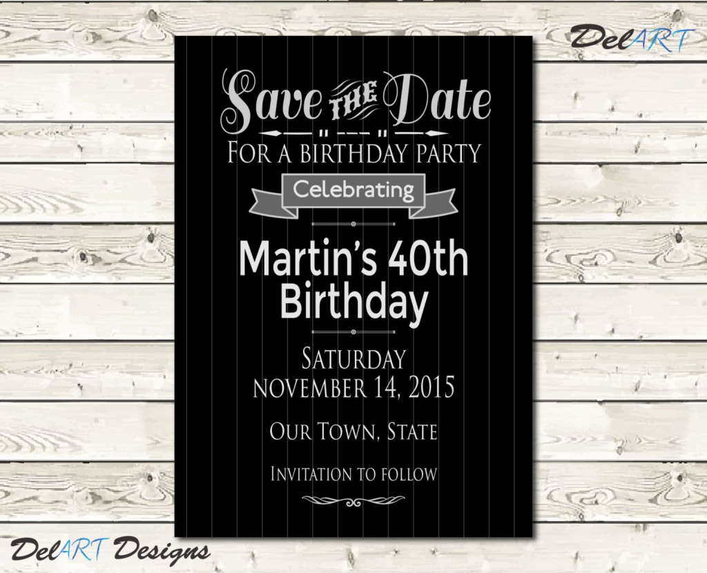 Pinlynn Harris On Lynn&amp;#039;s 60Th | Silver Save The Dates, Save The | Printable Save The Date Birthday Cards