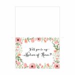 Pinrachel Mcmanus On The Wonderful Wedding Of Woz | Free Printable Will You Be My Maid Of Honor Card