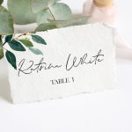 Place Card Template For Wedding Printable Wedding Place | Etsy | Printable Wedding Place Cards