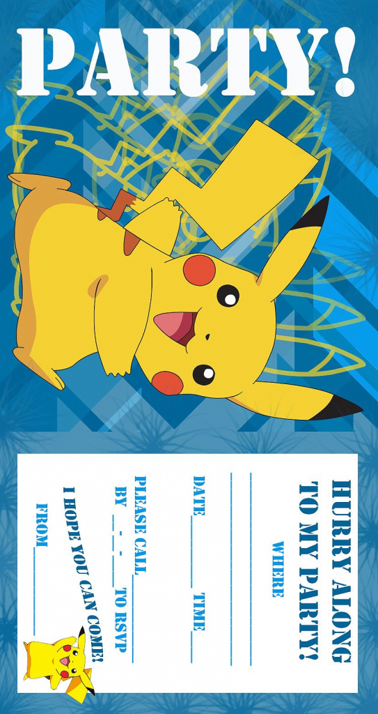 Pokemon Birthday Card Printable Printable Card Free