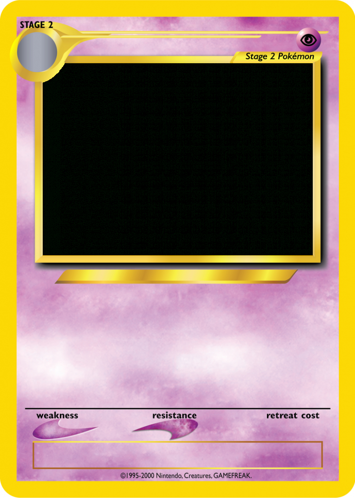 Pokemon Tcg Blanks: Neo (Jumbo) - Stage 2Icycatelf On Deviantart | Blank Pokemon Card Printable