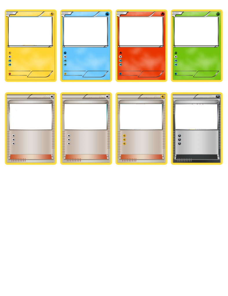 Blank Pokemon Card Printable