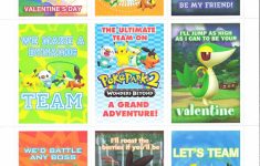 Pokemon Valentine Cards Printable