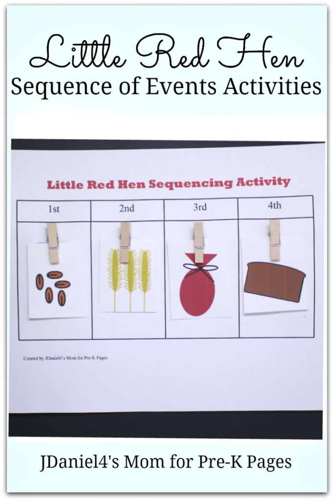 Practicing Sequencing Skills With The Little Red Hen - Pre-K Pages | Little Red Hen Sequencing Cards Printable