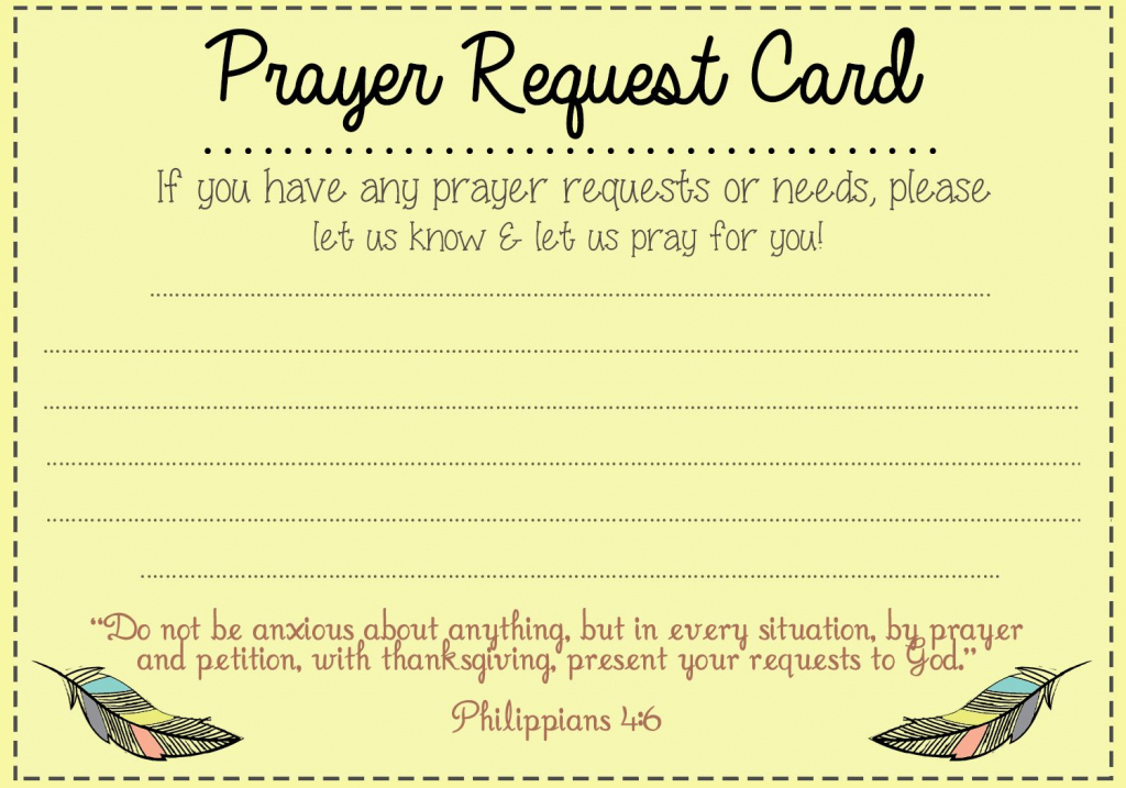 Prayer Request Card Idea | Mops | Prayer Ministry, Prayer For Church | Prayer Request Cards Printable