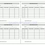 Preview Pdf Euchre Player Score Card, 1 | Printable Euchre Score Cards For 8 Players