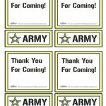 Printable Army Star Thank You Cards Coolest Free Printables | Boys | Army Birthday Cards Printable