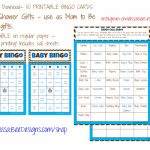 Printable Baby Shower Bingo (Boy) 50 Different Cards 2 Per Page | Cowboy Bingo Printable Cards