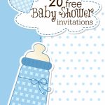 Printable Baby Shower Invitations | Free Printable Baby Registry Cards