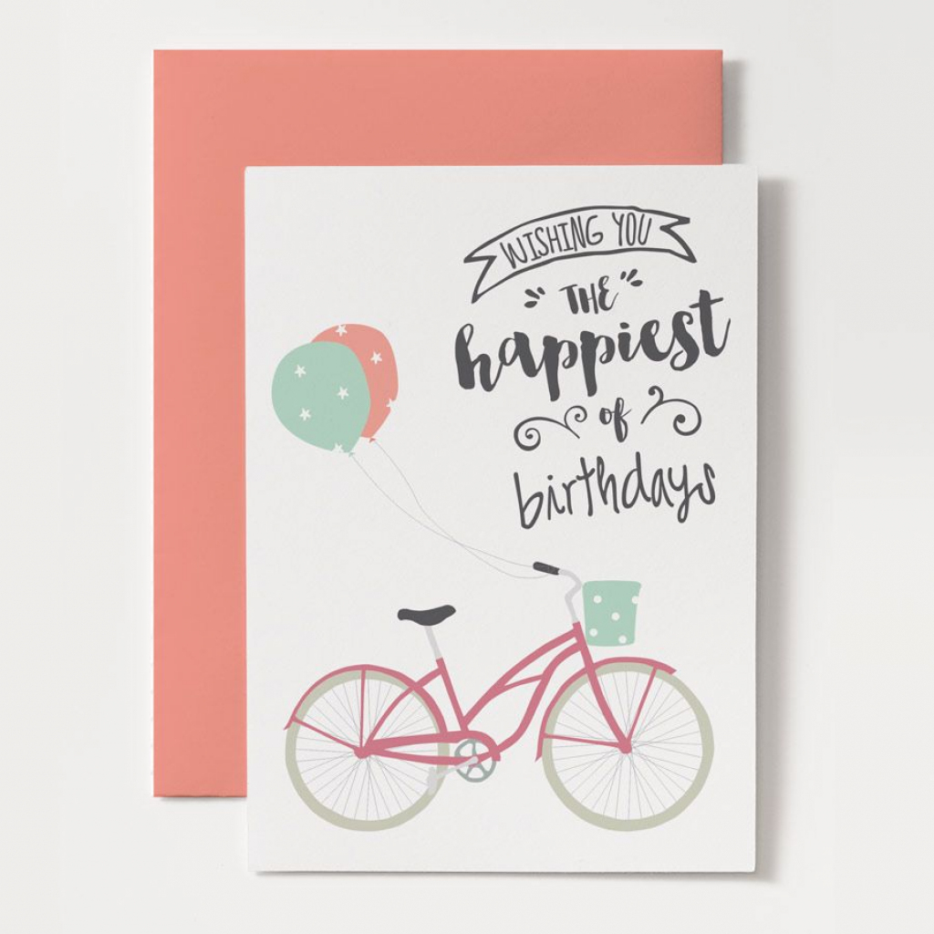 Printable Birthday Card - Bicycle Birthday | Printables | The Best | Printable Birthday Cards For Girls