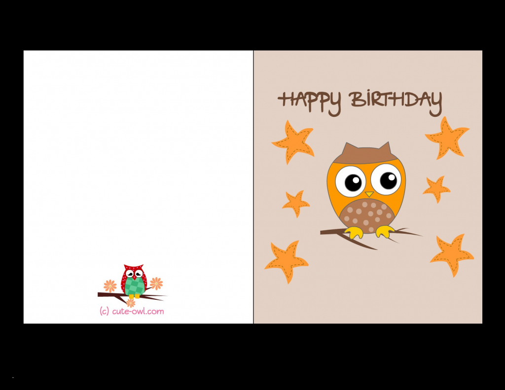 Printable Birthday Card Save Greeting Cards To Print Line Elegant | Printable Birthday Cards Foldable