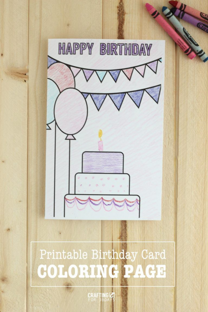 Printable Birthday Coloring Pages | Printables | Birthday Coloring | Free Printable Funny Birthday Cards For Dad