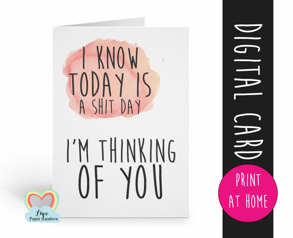 Printable Thinking Of You Cards Printable Card Free