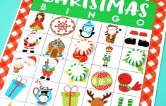 Printable Christmas Bingo Game – Happiness Is Homemade | Printable Christmas Bingo Cards