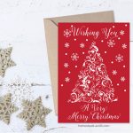 Printable Christmas Card Wishing You A Very Merry Christmas | Merry Christmas Cards Printable