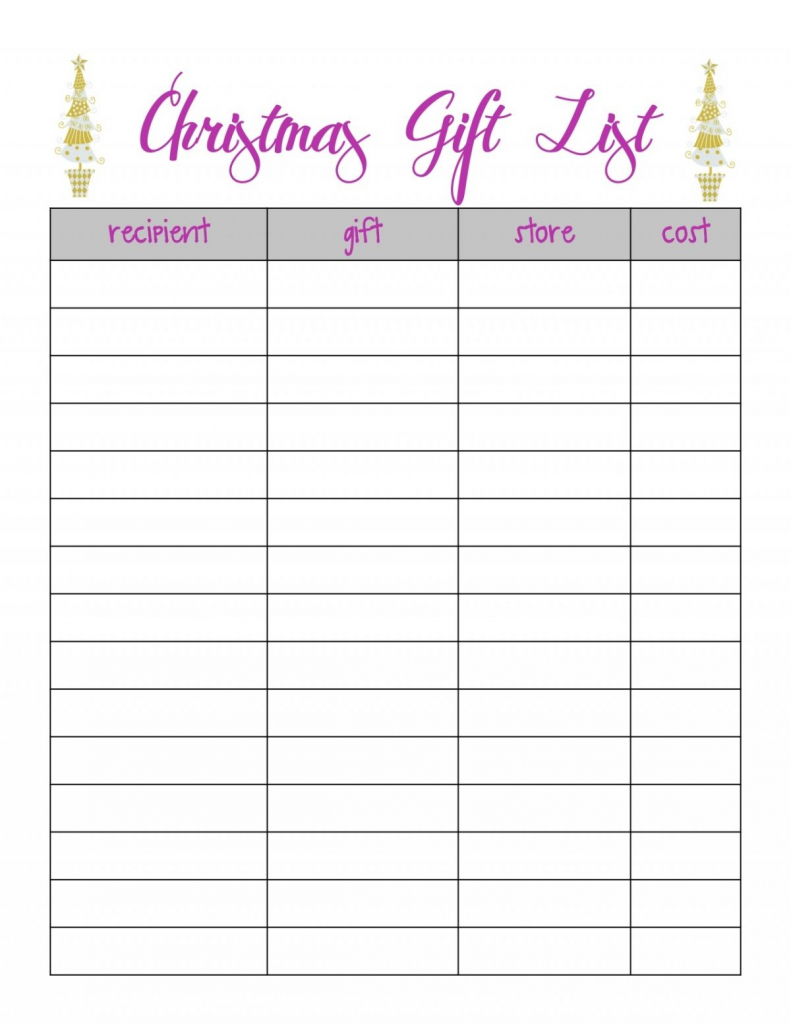 Printable Christmas Gift &amp;amp; Card List | Christmas | Pinterest | Printable Christmas Card List