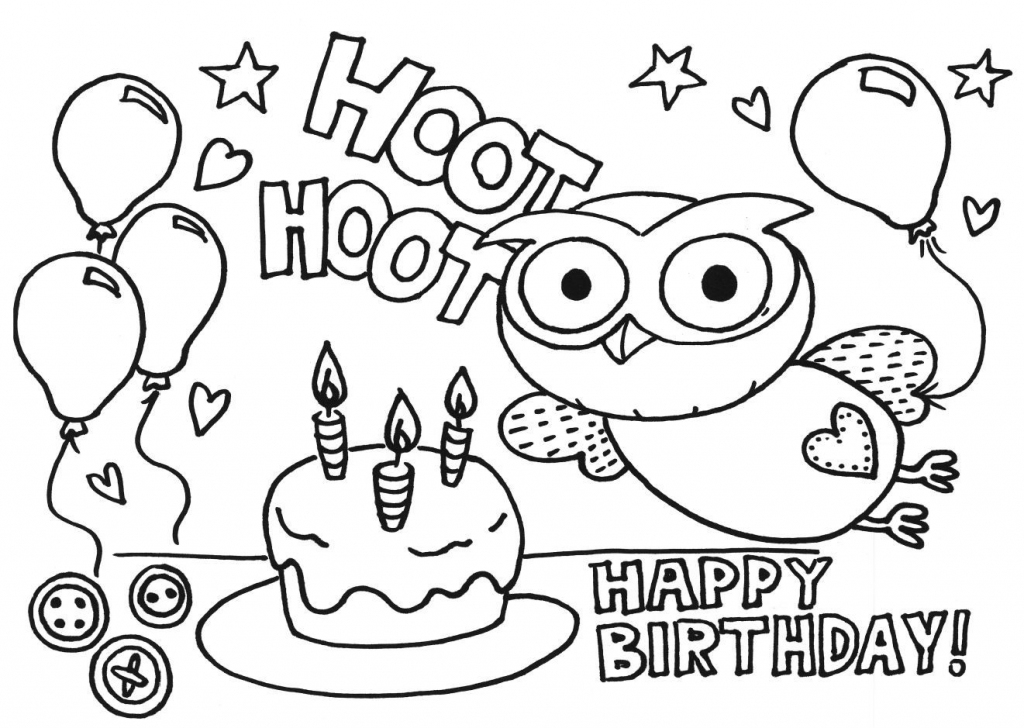 Printable Coloring Birthday Cards For Nana - Coloring - Coloring Home | Printable Coloring Birthday Cards