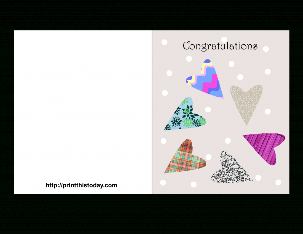 Printable Congrats Cards - Kleo.bergdorfbib.co | Free Printable Congratulations Cards