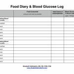 Printable Diabetic Food And Blood Sugar Log | Diabetes Log In 2019 | Printable Diabetic Id Card