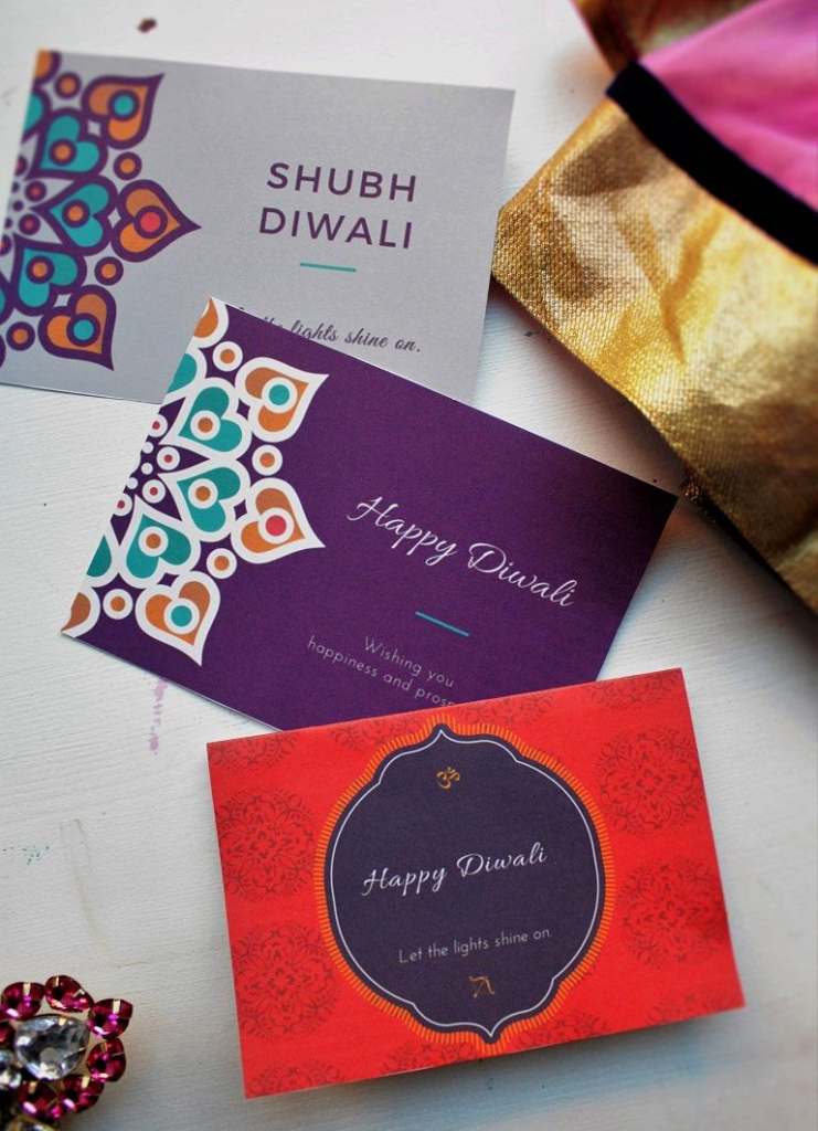 Printable Diwali 2015 Greeting Cards For Friends And Family | Printable Diwali Greeting Cards