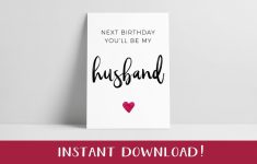Printable Birthday Cards For Fiance