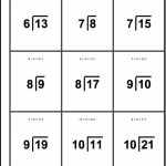 Printable Flash Cards! Division With Remainders | Abcd | Free | Printable Math Flash Cards