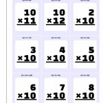 Printable Flash Cards | Free Printable Multiplication Flash Cards