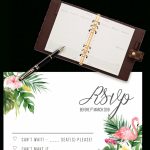 Printable Free Wedding Rsvp Template & Cards Microsoft Word | Free Printable Rsvp Cards