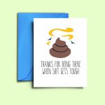 Printable Funny Friendship Card For Best Friend Thank You | Etsy | Funny Friendship Cards Printable