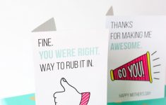 Printable Mom's Day Cards