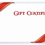 Printable Gift Certificate Templates | Free Printable Gift Cards