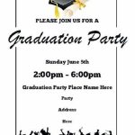 Printable Graduation Party Invitations | Party Invitation Card | Graduation Invitation Cards Printable