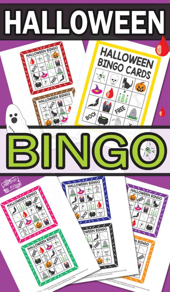 Printable Halloween Bingo Cards - Itsy Bitsy Fun | Fun Printable Halloween Bingo Cards