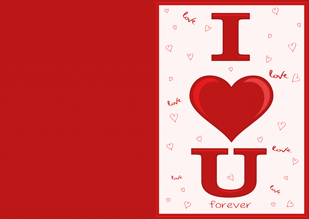 I Love You Cards Free Printable