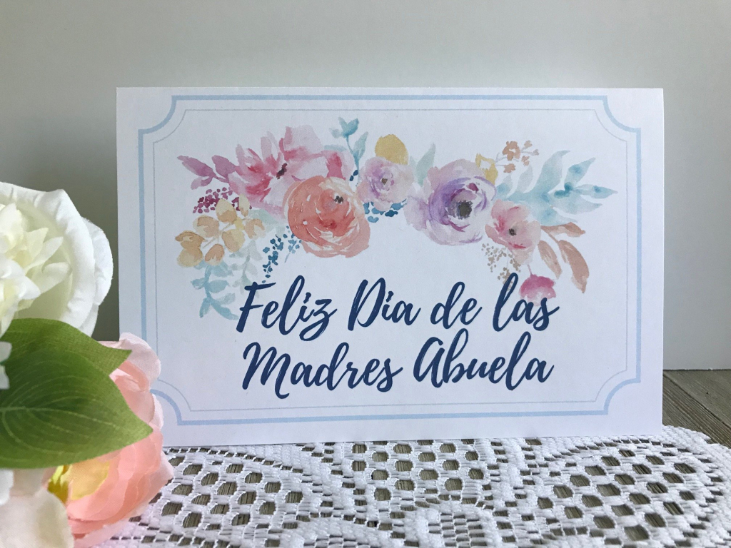 Mothers Day Cards In Spanish Printable Printable Card Free