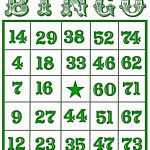 Printable Number Bingo Cards (76+ Images In Collection) Page 1 | Printable Number Bingo Cards