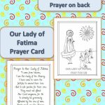 Printable Our Lady Of Fatima Prayer Cards | Catholic Printables | Free Printable Catholic Prayer Cards