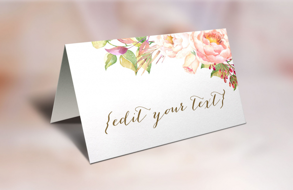 Printable Place Cards For Wedding ~ Wedding Invitation Collection | Printable Wedding Place Cards