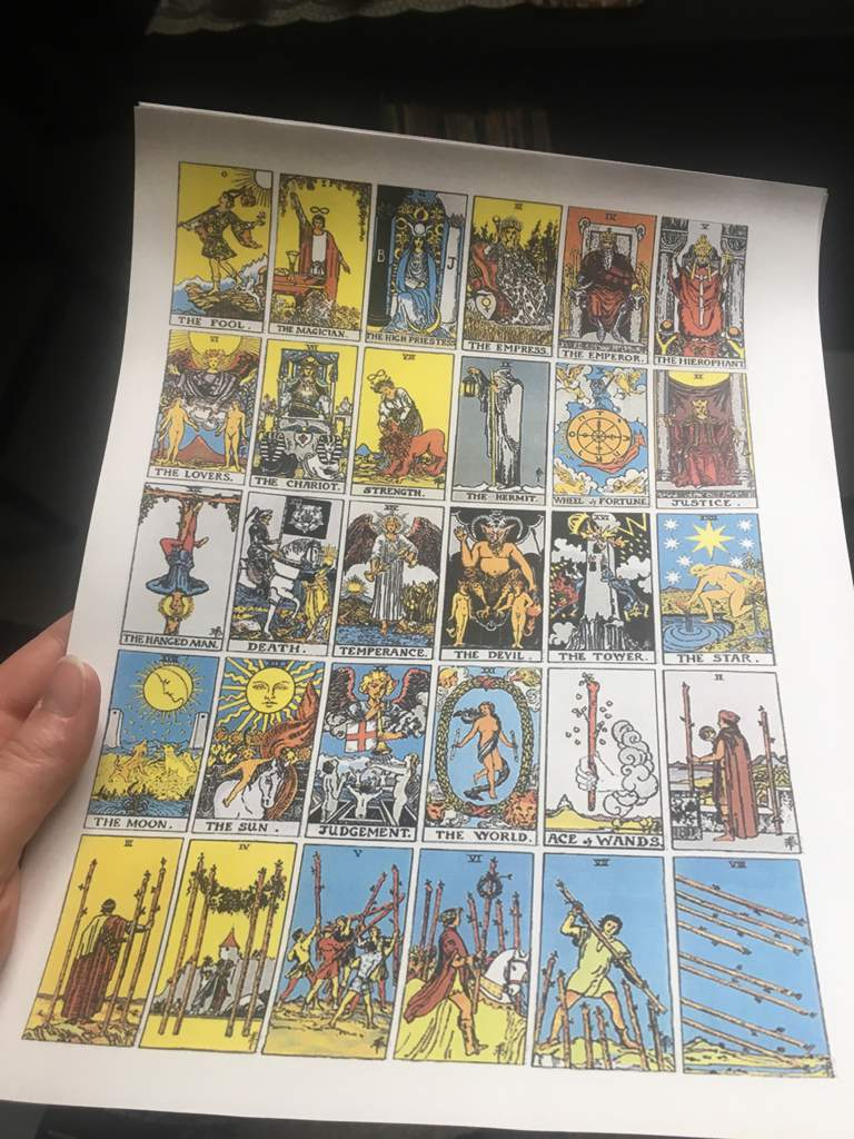 Printable Tarot Card Deck Printable Card Free
