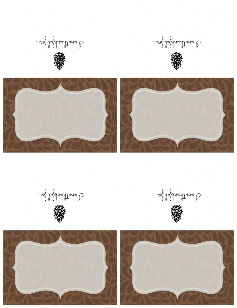 Printable Thanksgiving Place Cards And An Easy Chalkboard Place Card | Cards Sign Free Printable