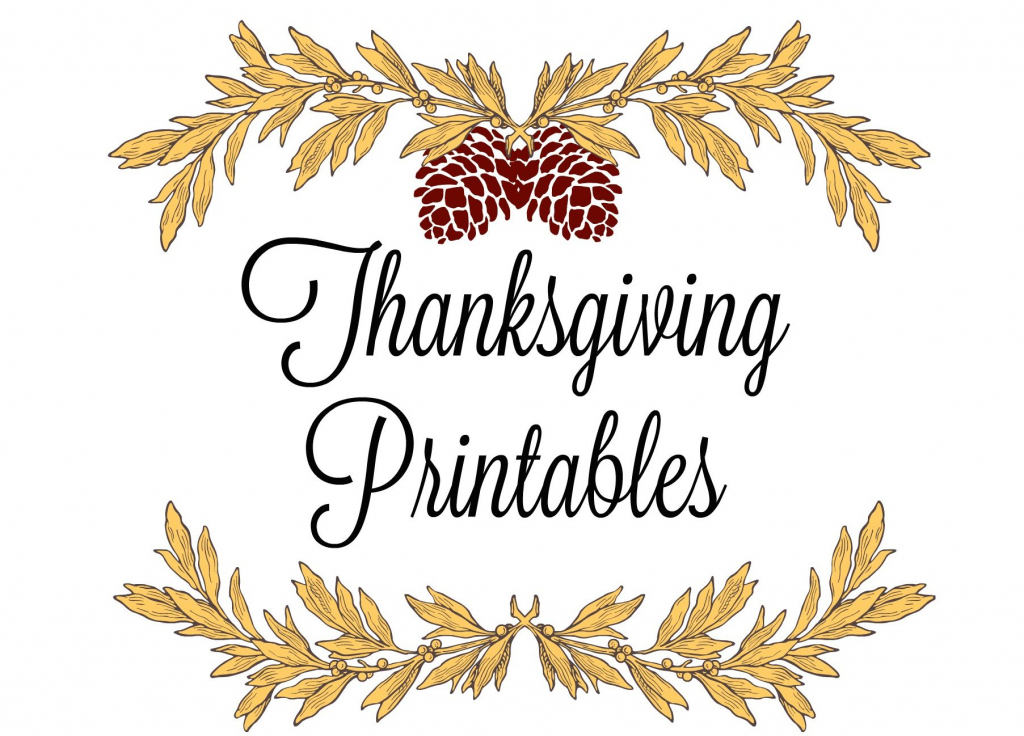 Printable Thanksgiving Place Cards &amp;amp; Menus | Printable Thanksgiving Place Cards