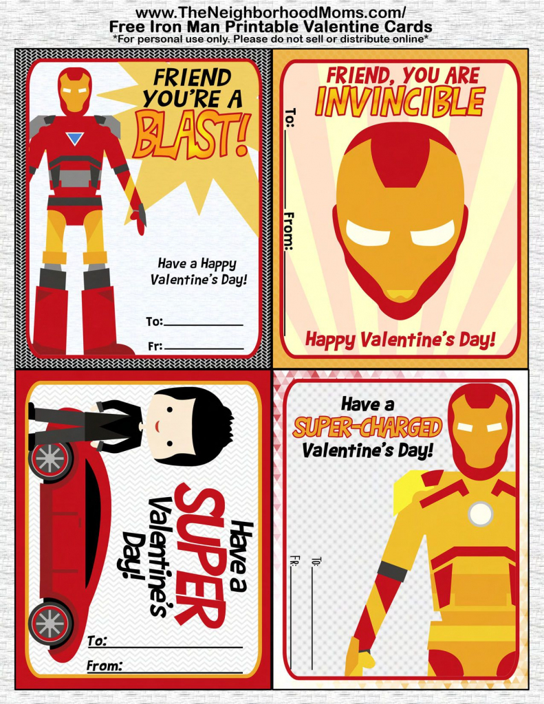 Printable Valentine&amp;#039;s Cards | Valentine&amp;#039;s Day Crafts And Recipes | Free Printable Superman Valentine Cards