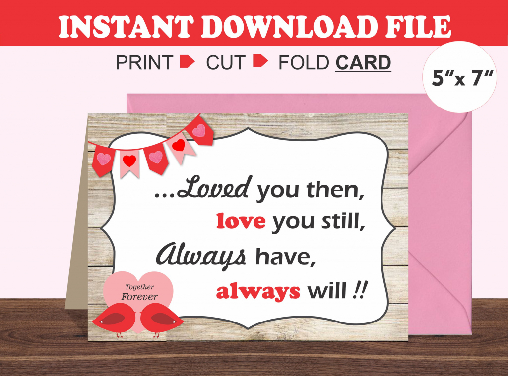 Valentine Template Printable Husband It s A Great Way To Spice Up The 