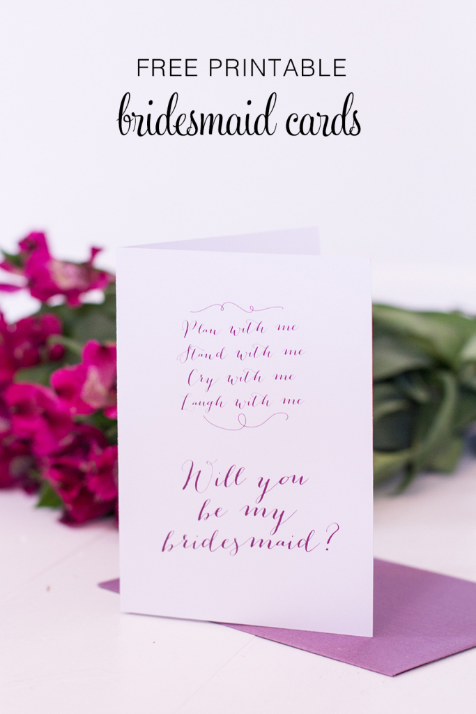 Printable Will You Be My Bridesmaid Cards - Polka Dot Bride | Free Printable Will You Be My Bridesmaid Cards