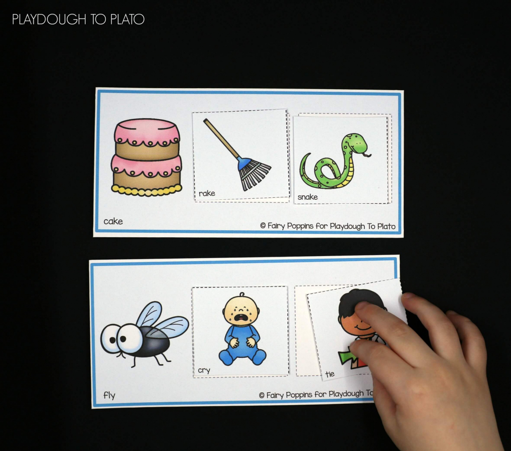 Rhyming Picture Mats - Playdough To Plato | Rhyming Picture Cards Printable