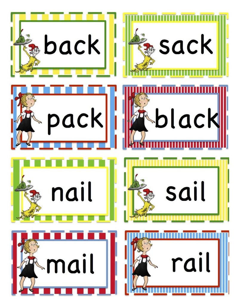 Rhyming Cards Free Printable