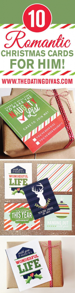 Romantic Christmas Cards For Him | Christmas Ideas | Christmas | Christmas Cards For Him Printable